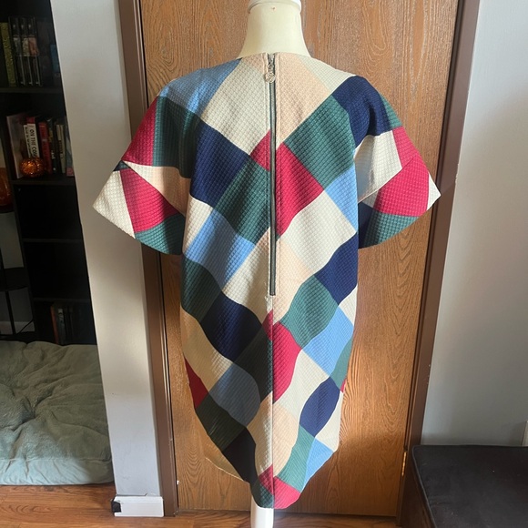Traffic People Anthropologie Colorblock Shift Dress Size XL - Picture 5 of 5